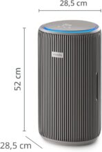 Philips PureProtect 3200 Serie: Intelligenter Luftreiniger, HEPA- und Aktivkohlefilter, CADR 500 m³/h für 130 m², besonders leise und energieeffizient, erfasst 99,97% Allergene (AC3210/12)