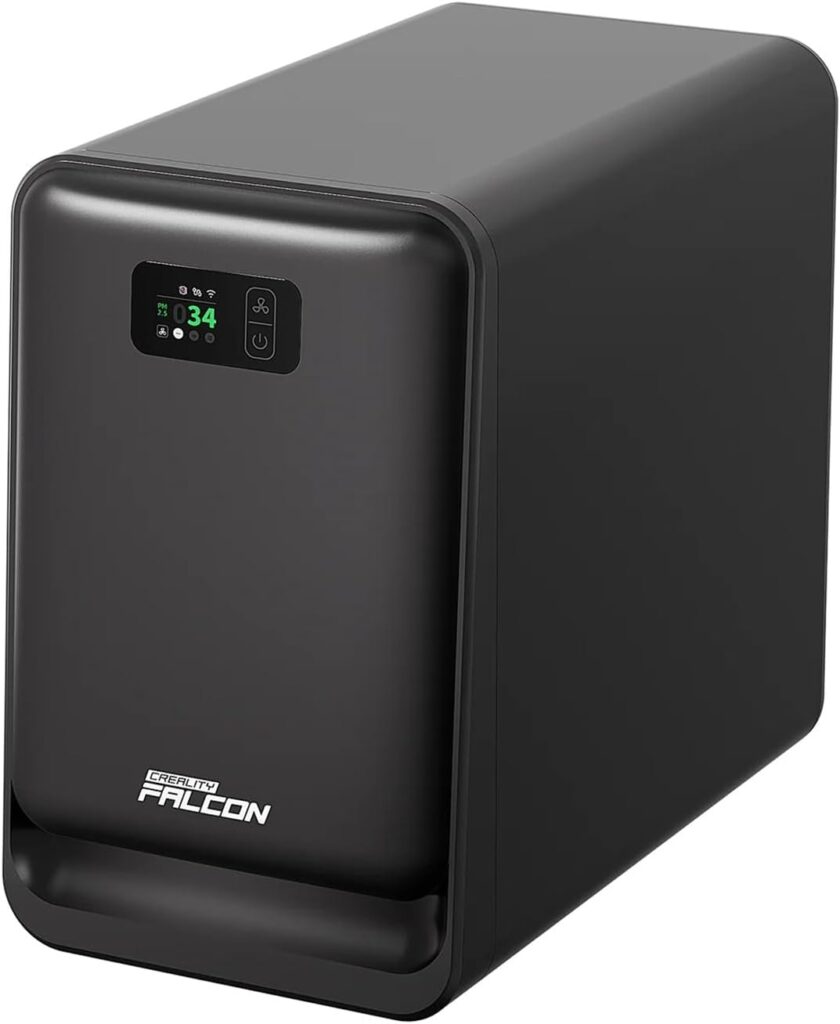 Creality Falcon AP1 Smart Rauchabsauger, 360° Rundum Reinigung, IOT fähig, PM2.5 Echtzeitüberwachung, 99% Abscheidegrad, WLAN/App Steuerung, Luftreiniger für A1 und die meisten Lasergravierer