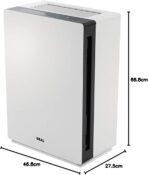 IDEAL - Luftreiniger AP80 PRO bis 100m² | Made in Germany | HEPA Filter & Aktivkohlefilter, CADR 676m³/h, 99,99% Filterleistung (Feinstaub, Gerüche, Schimmelsporen, Zigarettenrauch) | f. Büro, Wohnung