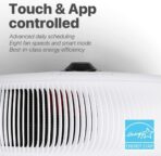 IQAir Luftreiniger für große Räume [Haus, Küche, Wohnzimmer, Schlafzimmer, Büro] Atem X HyperHEPA-Filter [Viren, Bakterien, Allergene, Asthmaauslöser, Rauch, Schimmel, Haustiere] Made in Germany