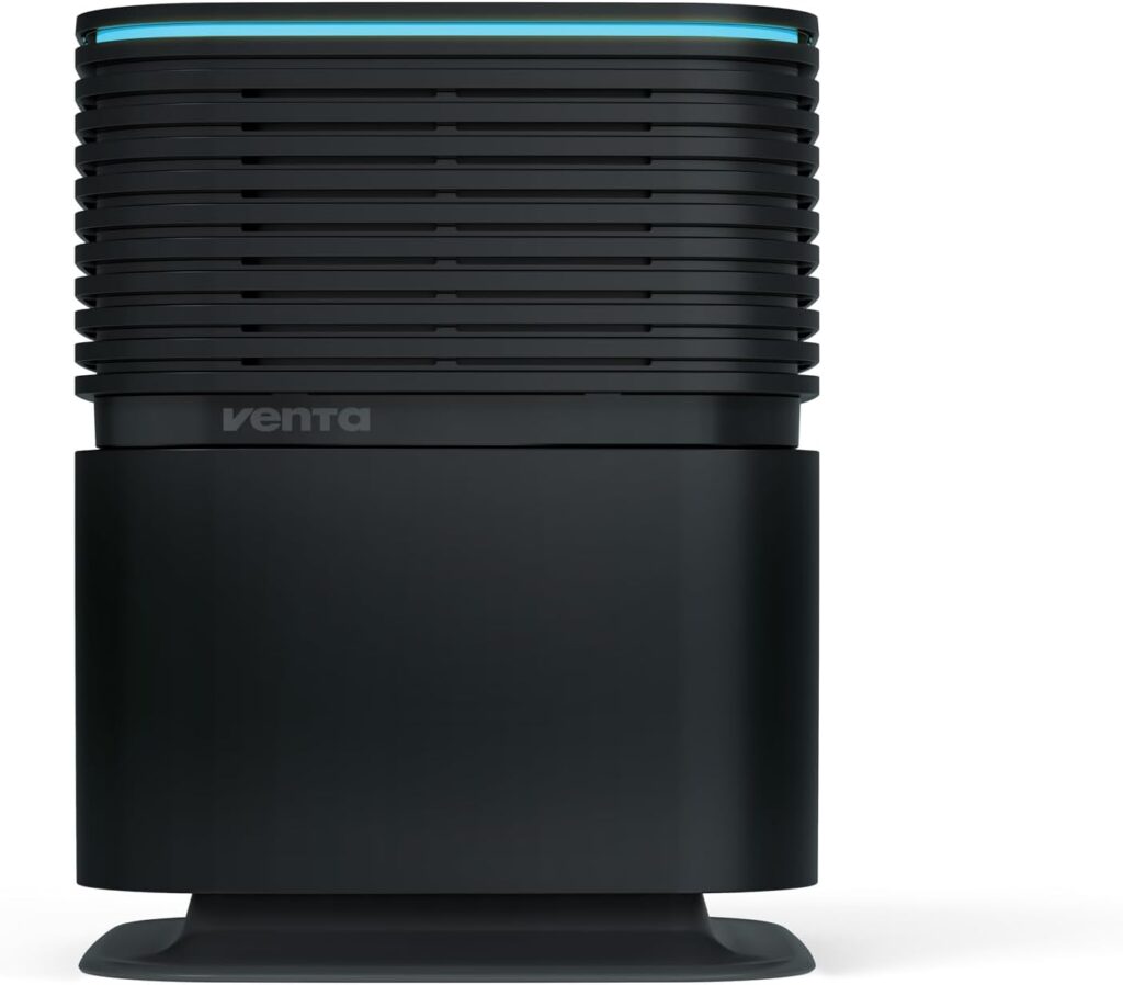 Venta 2-in-1 Luftreiniger & Luftbefeuchter AW735 Hybrid, 6 L, 350 ml/h, 23 dB, 5 W, CADR 250m³/h, 3-fach Reinigung, H13: 99,97% Feinstaub, Viren, Aktivkohle: Gase, 50 m²/125 m³, App- & Sprachsteuerung