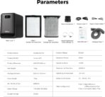 Creality Falcon AP1 Smart Rauchabsauger, 360° Rundum Reinigung, IOT fähig, PM2.5 Echtzeitüberwachung, 99% Abscheidegrad, WLAN/App Steuerung, Luftreiniger für A1 und die meisten Lasergravierer