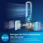 Philips Air Performer 3-in-1: Luftreiniger, Heiz- und Kühlgebläse - Reinigt 70 m², Entfernt 99,97% der Allergene und Schadstoffe. HEPA-Filter, Intelligente Sensoren, Alexa, App. (AMF870/15)