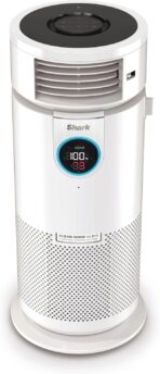 Shark 3-in-1 Clean Sense Luftreiniger, Heizung & Ventilator, HEPA-Filter, 500 m², oszillierend, fängt 99,98% der Partikel für saubere Luft, Staub, Rauch und Allergene, weiß, HC450