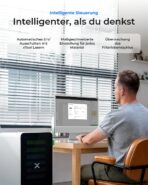 xTool SafetyPro AP2 Luftreiniger für 3D Drucker und Laser Gravur mit SuperCyclone-System, 6-stufiger Filterung, 10x längere Lebensdauer, Aktivkohle-Geruchskontrolle, Auto-Sync und leisem Betrieb