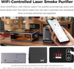 Creality Falcon AP1 Smart Rauchabsauger, 360° Rundum Reinigung, IOT fähig, PM2.5 Echtzeitüberwachung, 99% Abscheidegrad, WLAN/App Steuerung, Luftreiniger für A1 und die meisten Lasergravierer