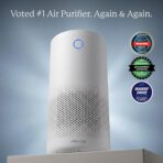 AIRDOCTOR AD4000 Luftreiniger, perfekt für große Räume, Keller bis zu 2,776 ft2, entfernt Allergene, Rauch, Staub, Schimmel, Tierhaare, Gerüche, Pollen, Krankenhausqualität UltraHEPA