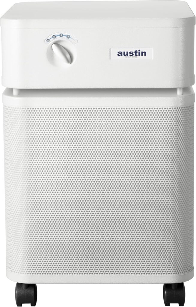 Austin Air HealthMate Plus Luftreiniger – Fortschrittlicher 4-stufiger Filtrations-Luftreiniger für Zuhause mit Aktivkohle & Zeolith – Ideal als Luftreiniger für Schlafzimmer oder jeden großen Raum