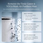 AIRDOCTOR AD4000 Luftreiniger, perfekt für große Räume, Keller bis zu 2,776 ft2, entfernt Allergene, Rauch, Staub, Schimmel, Tierhaare, Gerüche, Pollen, Krankenhausqualität UltraHEPA