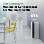 IDEAL - Luftreiniger AP80 PRO bis 100m² | Made in Germany | HEPA Filter & Aktivkohlefilter, CADR 676m³/h, 99,99% Filterleistung (Feinstaub, Gerüche, Schimmelsporen, Zigarettenrauch) | f. Büro, Wohnung