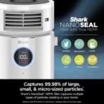 Shark 3-in-1 Clean Sense Luftreiniger, Heizung & Ventilator, HEPA-Filter, 500 m², oszillierend, fängt 99,98% der Partikel für saubere Luft, Staub, Rauch und Allergene, weiß, HC450
